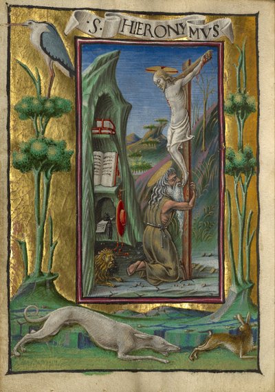 Saint Jerome in the Desert by Taddeo Crivelli